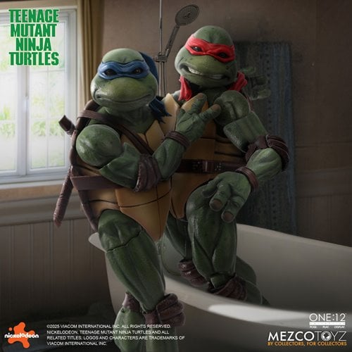 TMNT (1990 MOVIE) DELUXE SET ONE:12 MEZCO