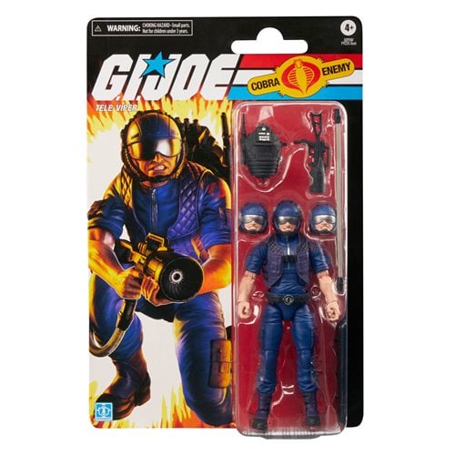 TELE VIPER G.I.JOE CLASSIFIED RETROCARD HASBRO