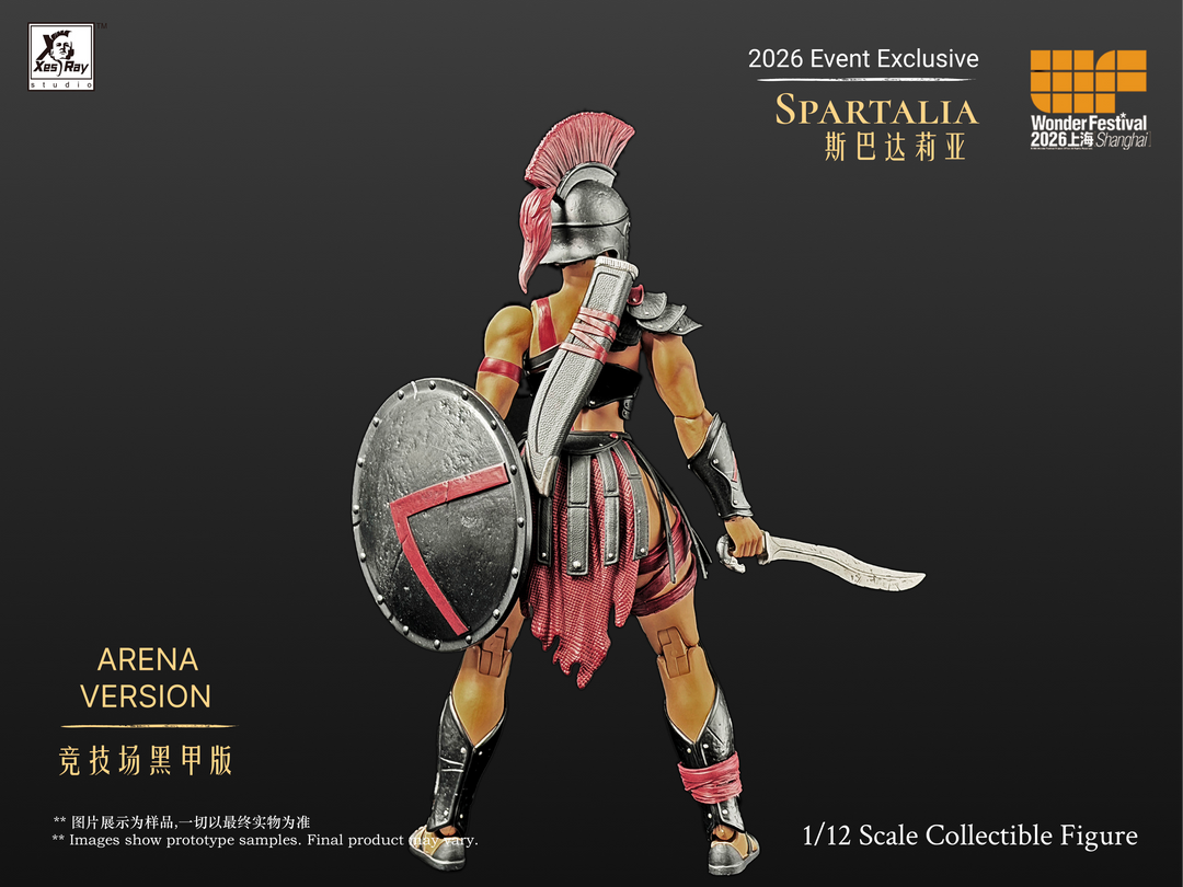SPARTALIA BLACK ARENA VERSION COMBATANTS XESRAY STUDIO EVENT EXCLUSIVE CON BONUS