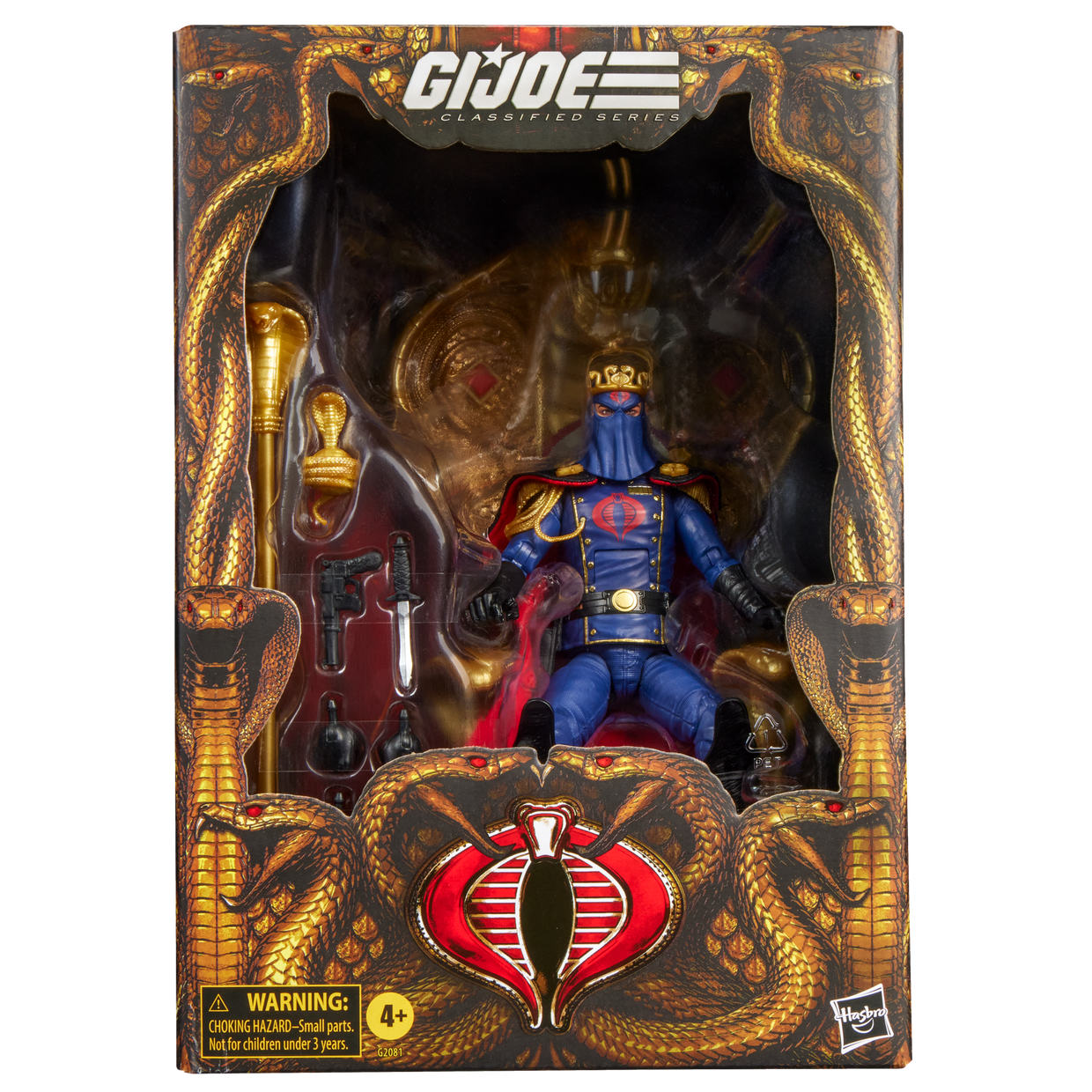 COMANDANTE COBRA CON TRONO G.I.JOE CLASSIFIED HASBRO