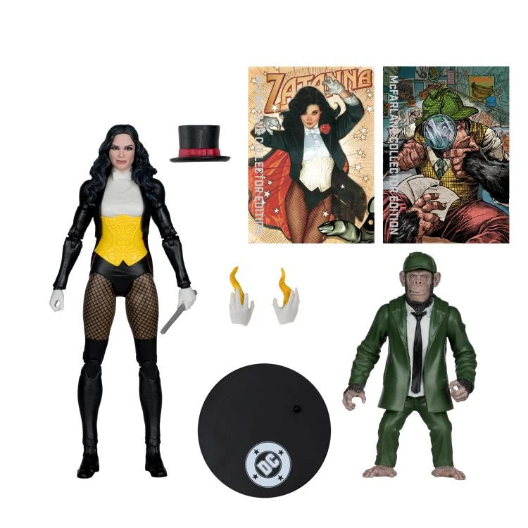 ZATANNA & DETECTIVE CHIMP DC MULTIVERSE COLLECTOR EDITION MCFARLANE