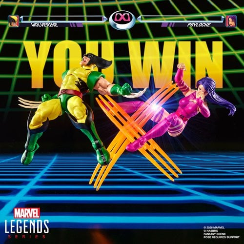 WOLVERINE VS PSYLOCKE MARVEL LEGENDS GAMERVERSE HASBRO