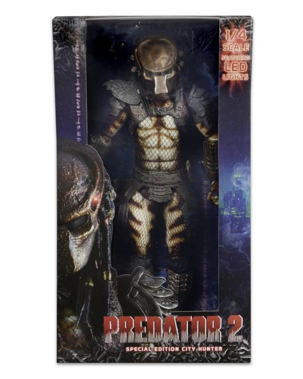 PREDATOR CITY HUNTER SPECIAL EDITION CON LUZ LED ESCALA 1/4 NECA