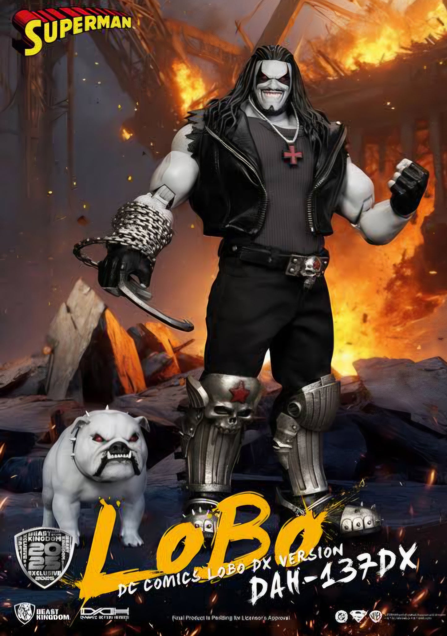 LOBO DC DELUXE BEAST KINGDOM PX SDCC 2025 1/9