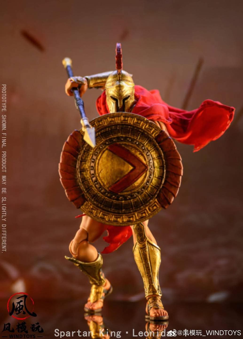 SPARTAN KING (LEONIDAS) NORMAL VERSION WINDTOYS ESCALA 1/12