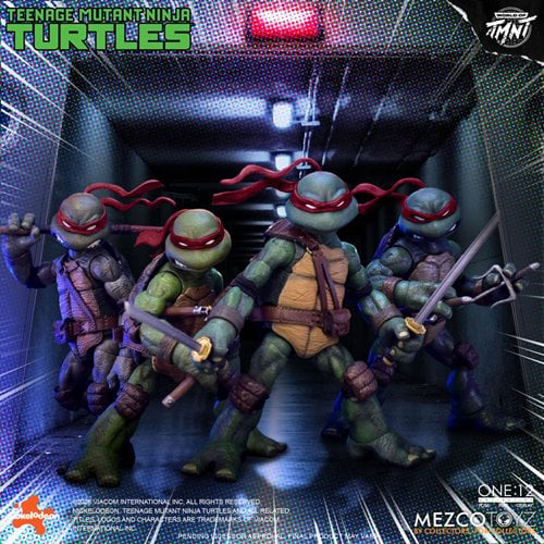 TEENAGE MUTANT NINJA TURTLES DELUXE ONE:12 MEZCO