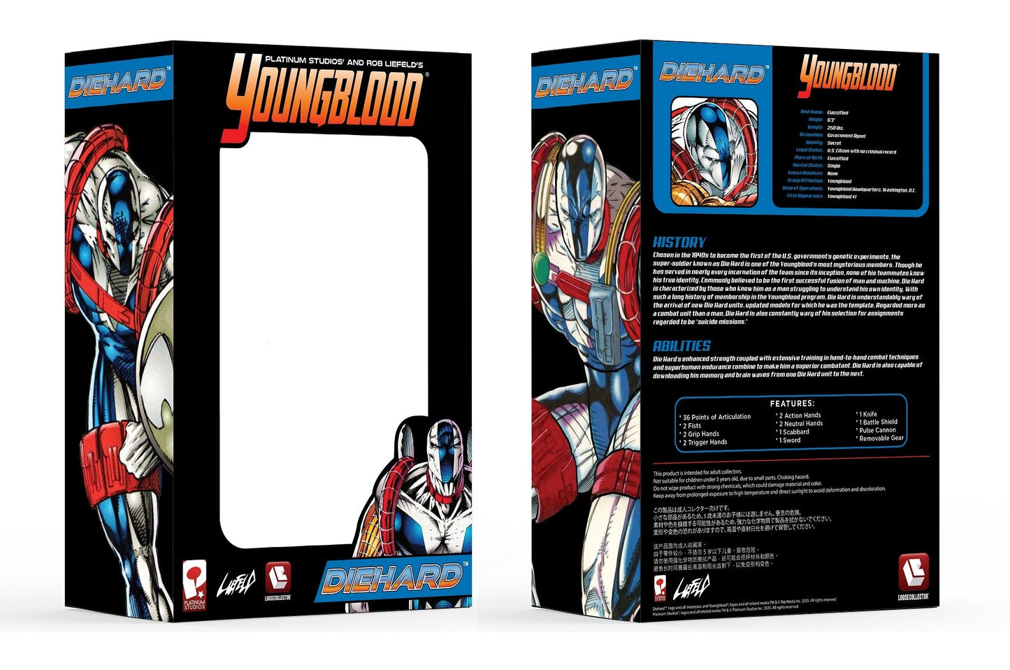 DIEHARD YOUNGBLOOD LIEFELD EXTREME UNIVERSE LOOSECOLLECTOR