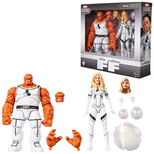 THE THING AND INVISIBLE WOMAN FUTURE FOUNDATION 2PACK MARVEL LEGENDS HASBRO