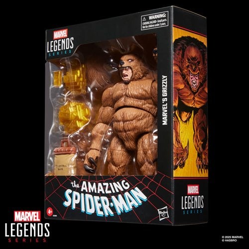 GRIZZLY THE AMAZING SPIDERMAN MARVEL LEGENDS HASBRO