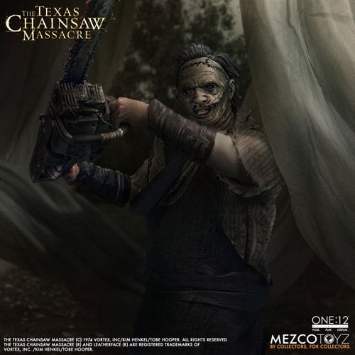 LEATHERFACE THE TEXAS CHAINSAW MASSACRE (2003) MEZCO ONE:12