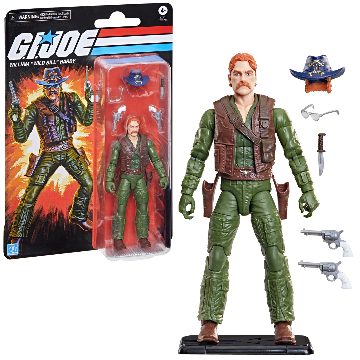 WILLIAM WILD BILL HARDY RETROCARD G.I.JOE CLASSIFIED HASBRO