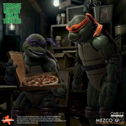 TMNT (1990 MOVIE) DELUXE SET ONE:12 MEZCO