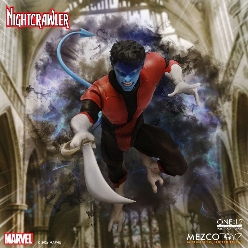 NIGHTCRAWLER XMEN MEZCO ONE:12
