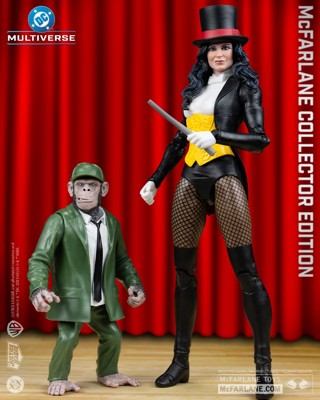 ZATANNA & DETECTIVE CHIMP DC MULTIVERSE COLLECTOR EDITION MCFARLANE