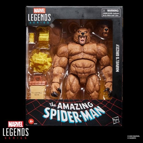 GRIZZLY THE AMAZING SPIDERMAN MARVEL LEGENDS HASBRO