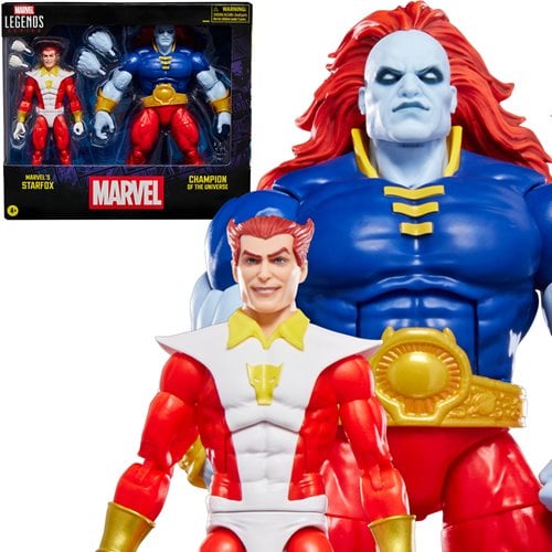 STARFOX Y CHAMPION OF THE UNIVERSE 2PACK MARVEL LEGENDS HASBRO