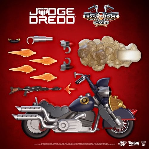 THROTTLE JUEZ DREDD CON MOTO SET COMPLETO NACELLE