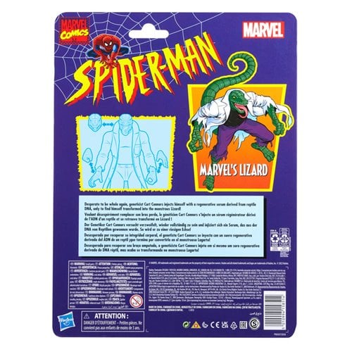 LIZARD SPIDERMAN RETRO MARVEL LEGENDS HASBRO
