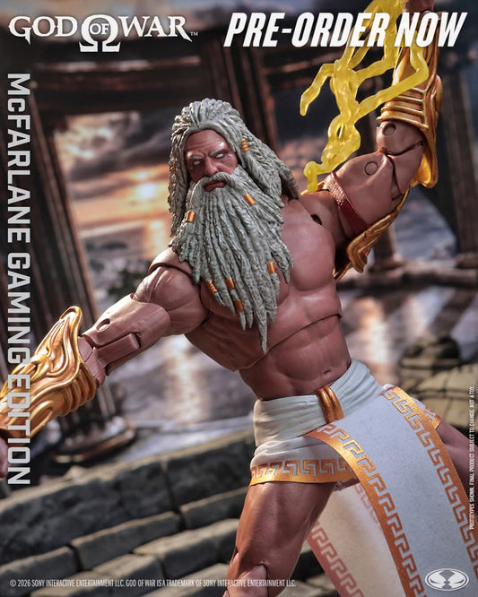 ZEUS GOD OF WAR  GAMING EDITION MCFARLANE