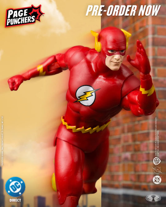 FLASH BARRY ALLEN PAGE PUNCHERS DC MULTIVERSE MCFARLANE