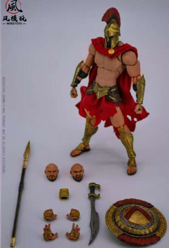 SPARTAN KING (LEONIDAS) NORMAL VERSION WINDTOYS ESCALA 1/12