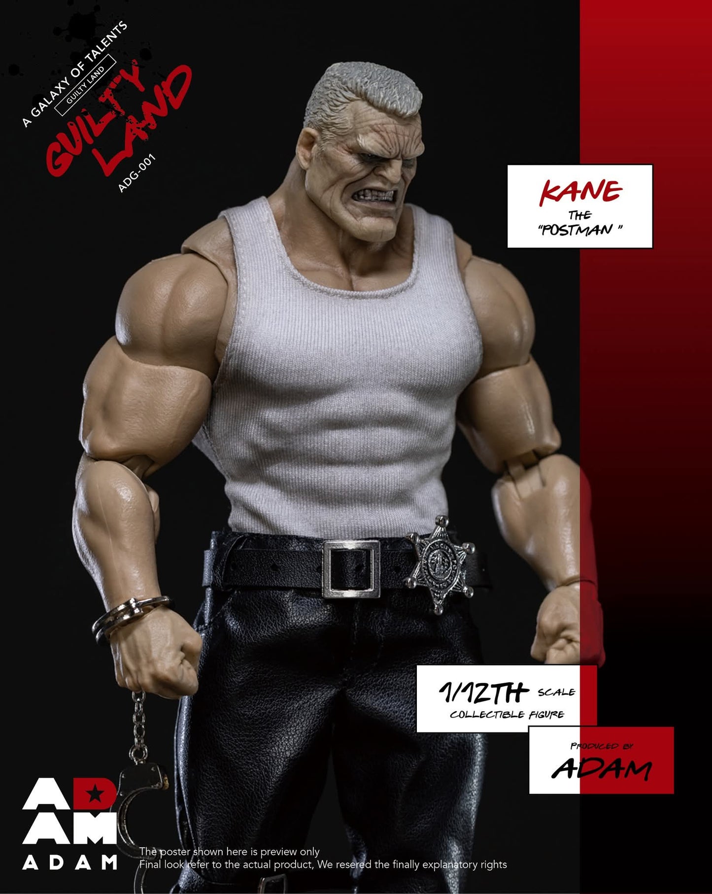 KANE THE POSTMAN (MARV) ADAM TOYS 1/12 GUILTY LAND A GALAXY OF TALENTS