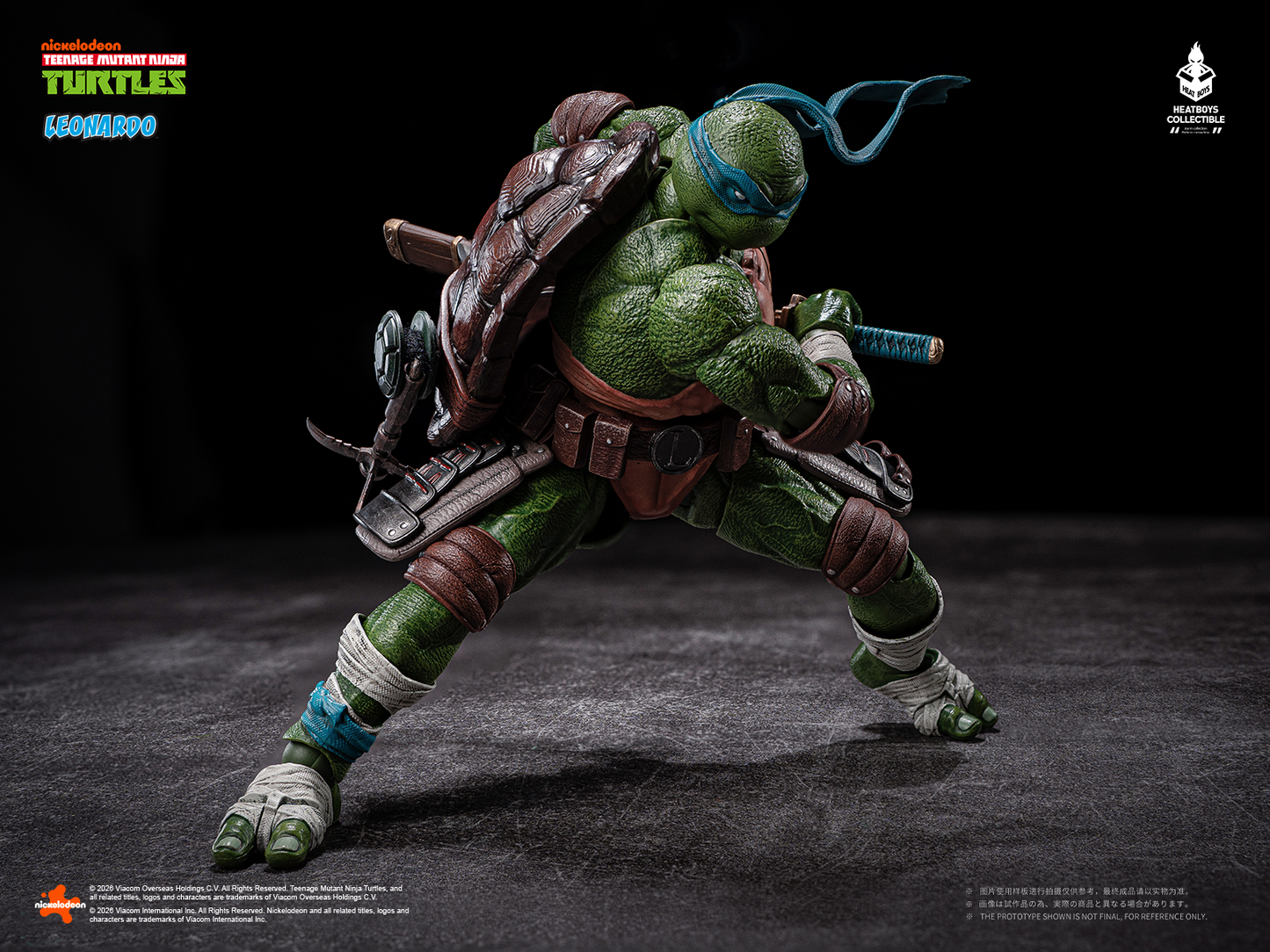 LEONARDO TMNT HEATBOYS DELUXE VERSION