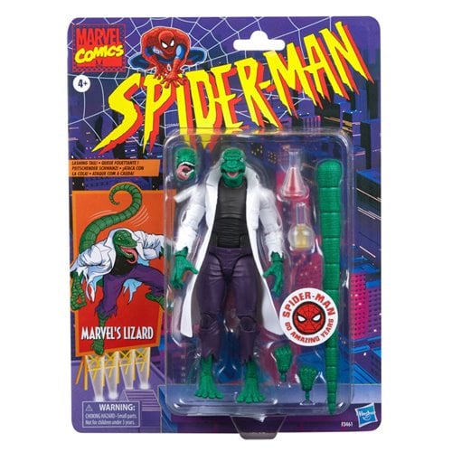 LIZARD SPIDERMAN RETRO MARVEL LEGENDS HASBRO