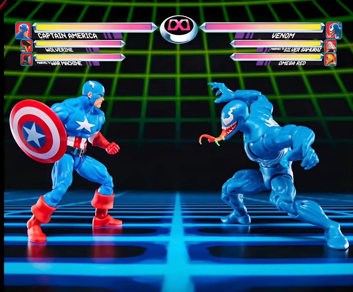 CAPITAN AMERICA VS VENOM GAMERVERSE MARVEL LEGENDS HASBRO