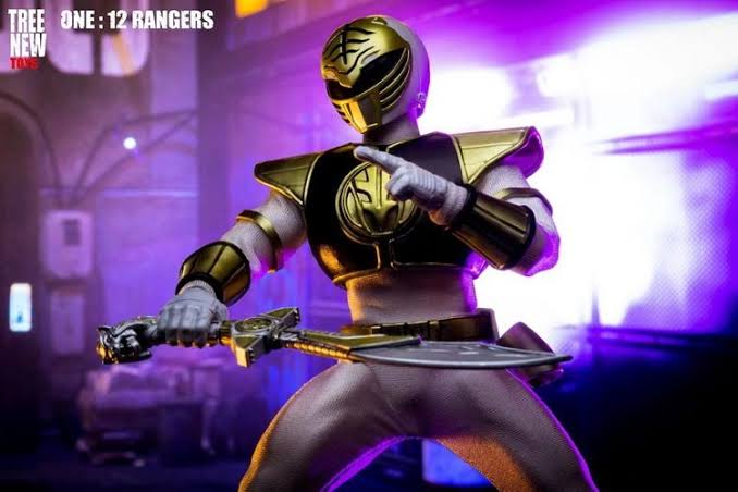 WHITE RANGER THREE NEW TOYS 1:12