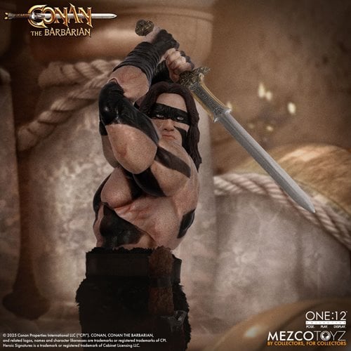 CONAN THE BARBARIAN (1982) WAR PAINT MEZCO ONE:12