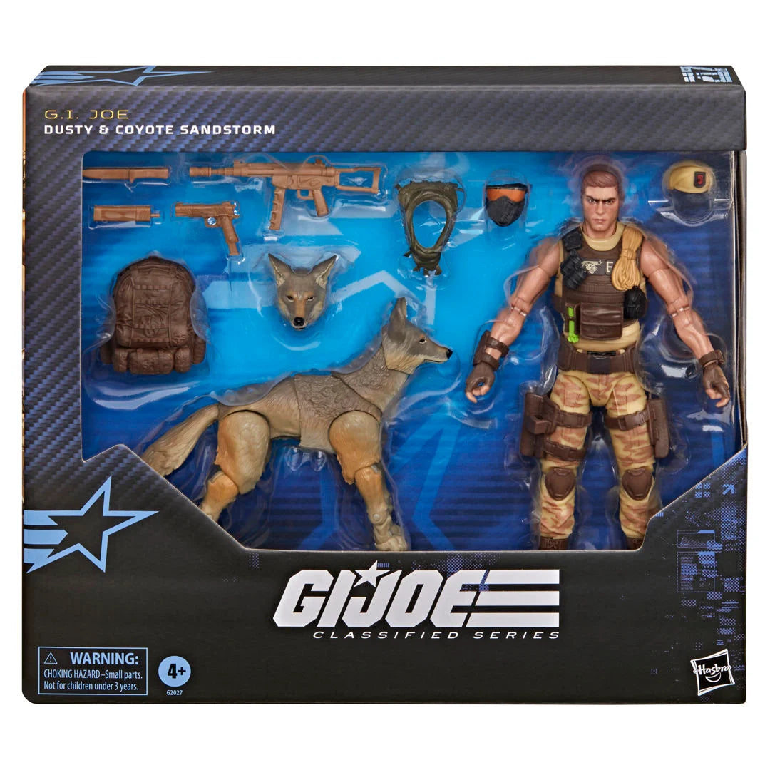 DUSTY Y COYOTE SANDSTORM G I.JOE CLASSIFIED SERIES HASBRO