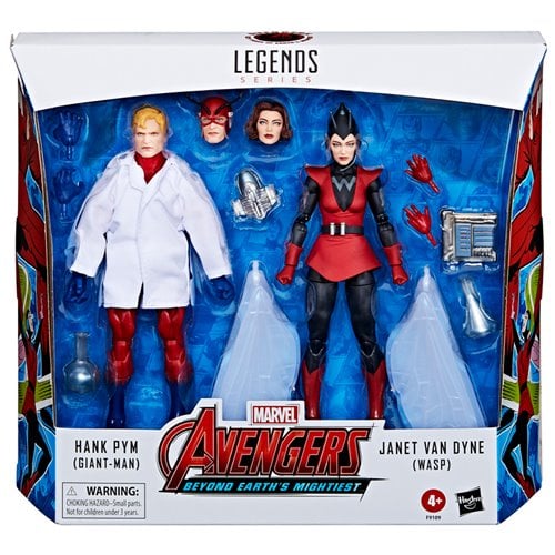 HANK PYM (GIANTMAN) Y JANET VAN DYNE (WASP) 2PACK MARVEL LEGENDS HASBRO RESTOCK