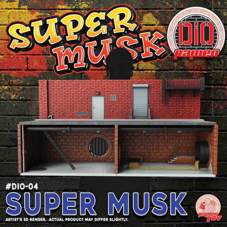 SUPER M.U.S.K SET DIORAMA RAMEN TOYS