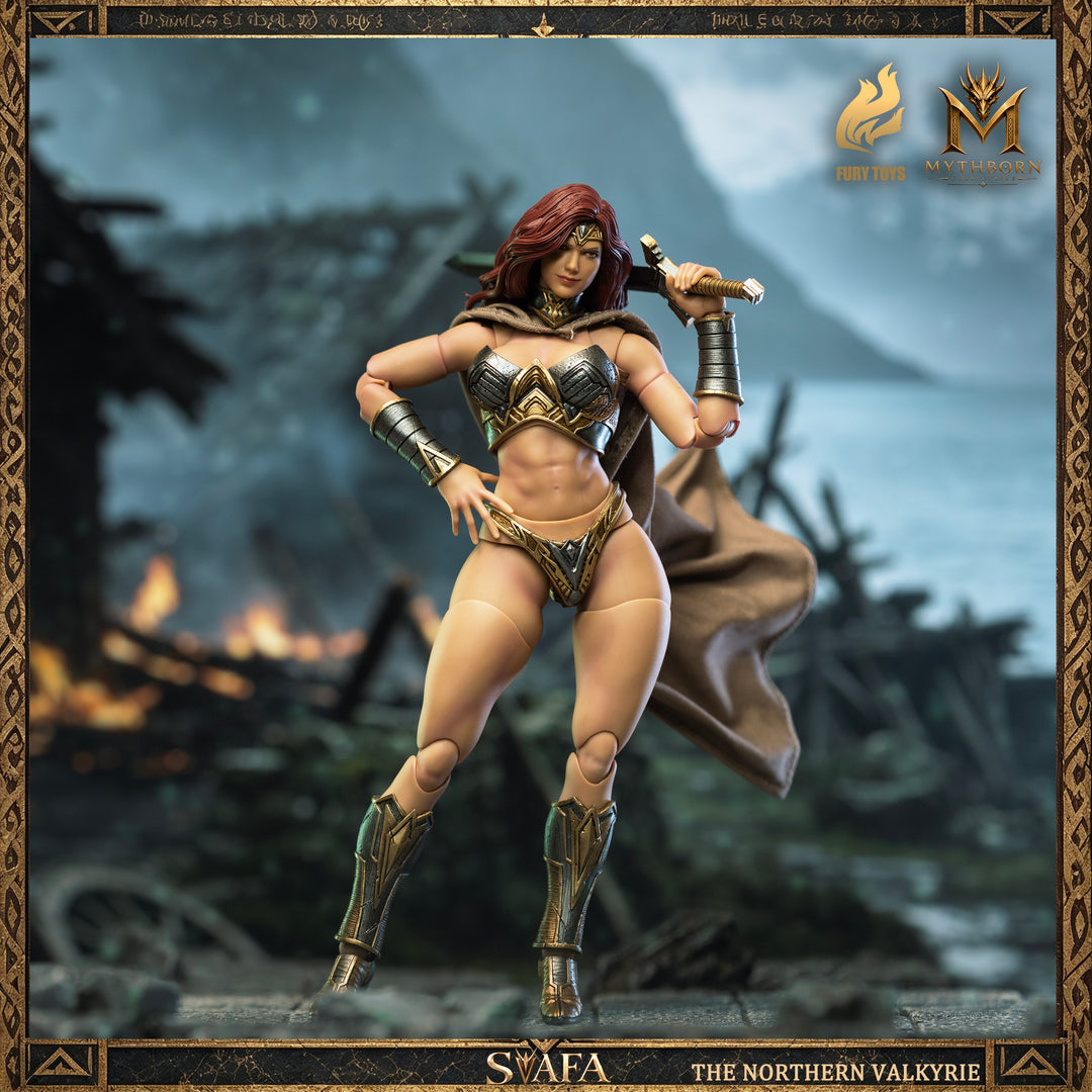 NORTHERN VALKYRIE SVAFA MYTHOBORN X RED HAIR FURY TOYS CON BONUS