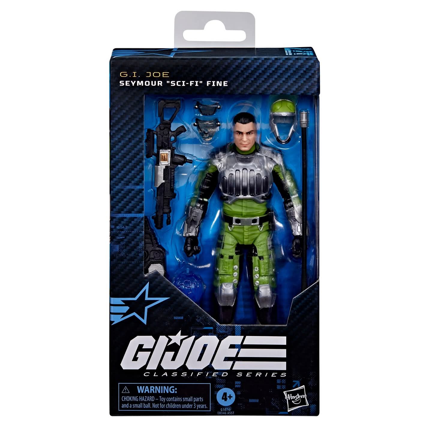 SEYMOUR "SCI-FI" FINE G.I.JOE CLASSIFIED HASBRO