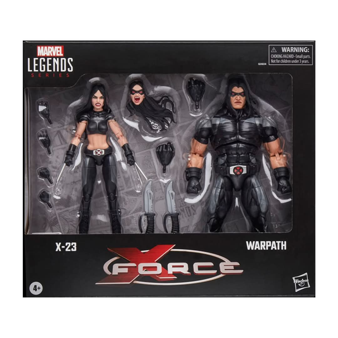 WARPATH Y X23 XFORCE 2PACK MARVEL LEGENDS HASBRO