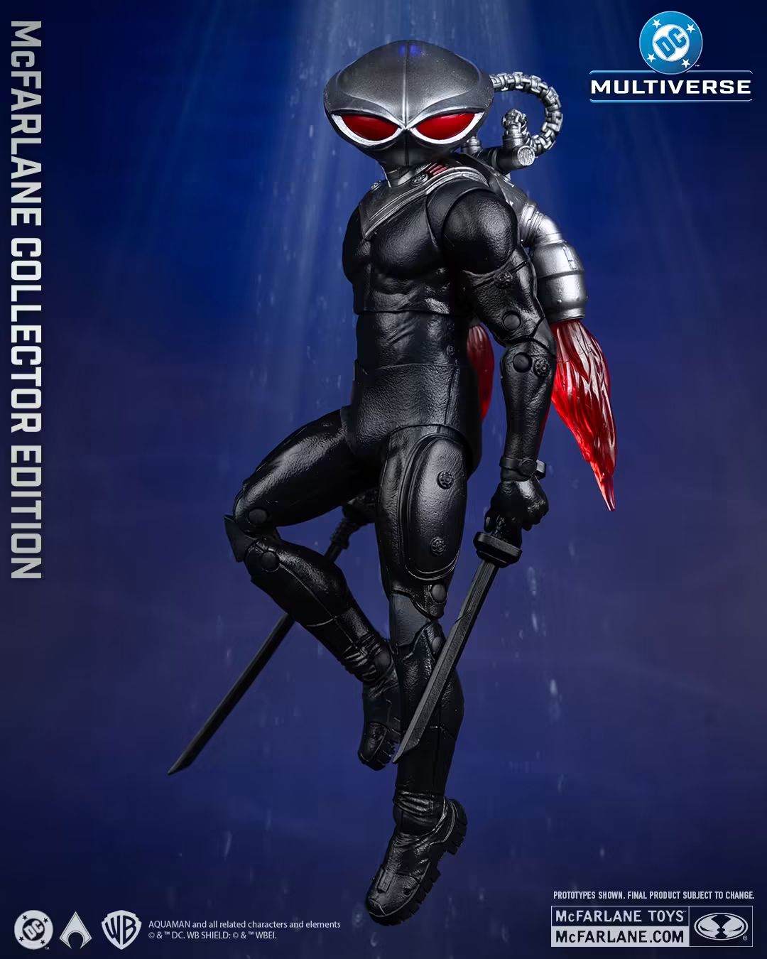 BLACK MANTA DC MULTIVERSE MCFARLANE COLLECTOR EDITION