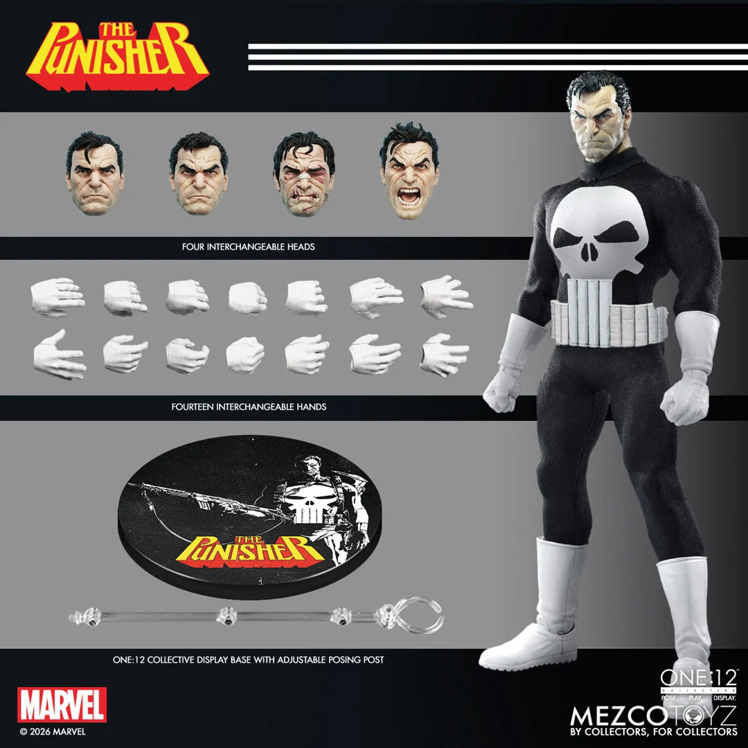 THE PUNISHER MARVEL MEZCO ONE:12
