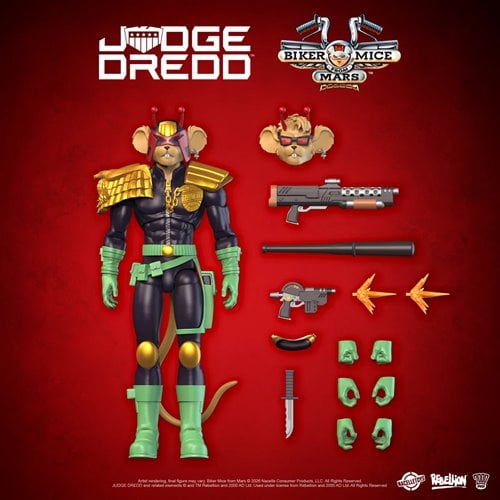 THROTTLE JUEZ DREDD CON MOTO SET COMPLETO NACELLE