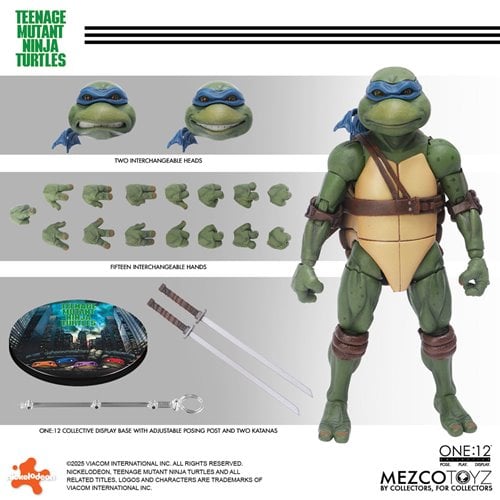 TMNT (1990 MOVIE) DELUXE SET ONE:12 MEZCO