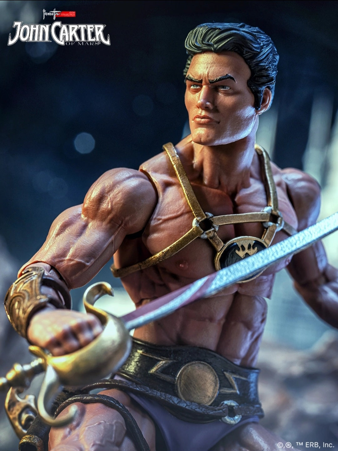JOHN CARTER OF MARS ICON COLLECTIBLES FRAZETTA GIRLS 1/12
