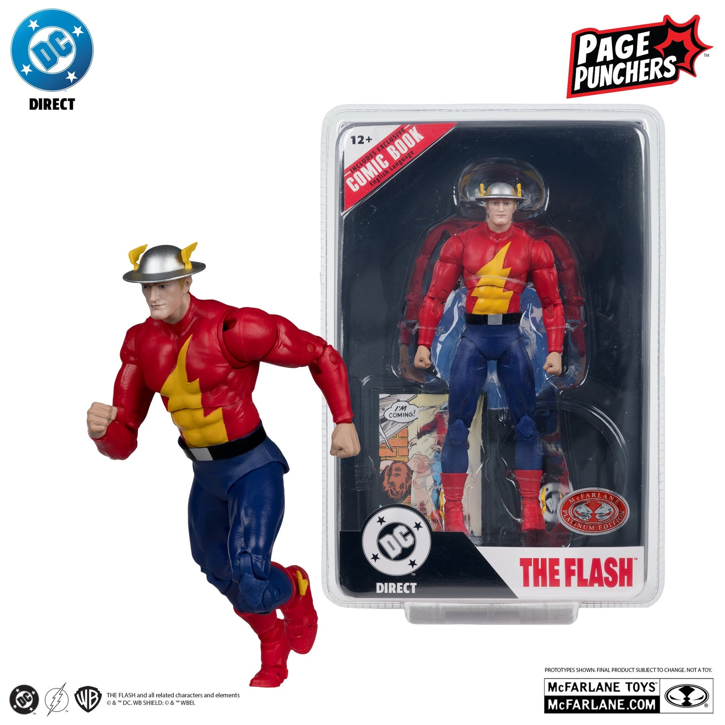 FLASH JAY GARRICK PAGE PUNCHER DC MULTIVERSE MCFARLANE PLATINUM