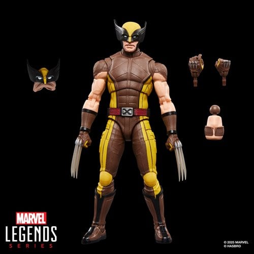 WOLVERINE BROWN SUIT (DEADPOOL Y WOLVERINE) MARVEL LEGENDS MCU HASBRO