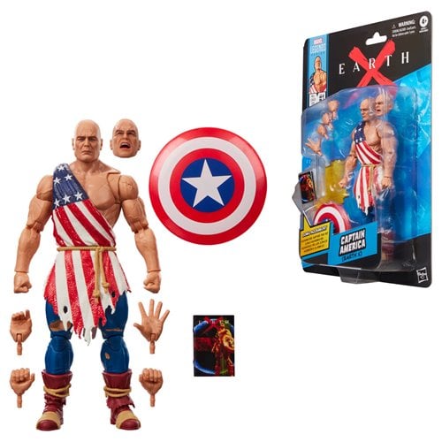 CAPITAN AMERICA TIERRA "X" MARVEL LEGENDS COMIC INSPIRED HASBRO