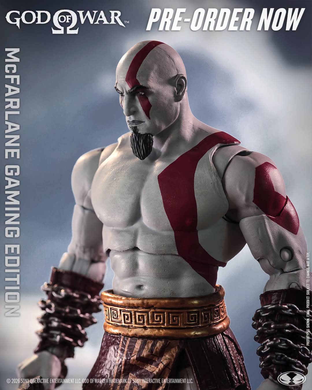 KRATOS GOD OF WAR GAMING EDITION MCFARLANE