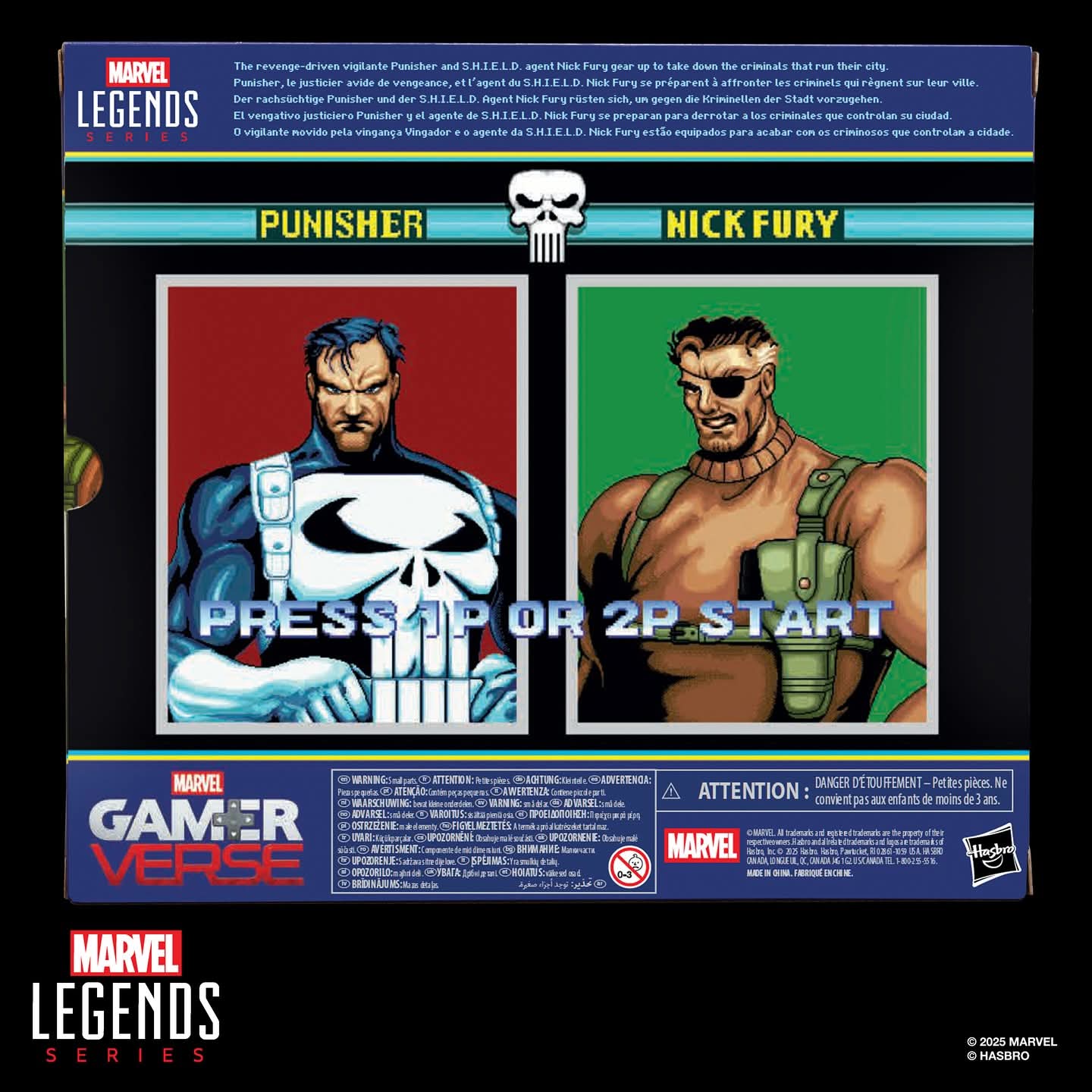 PUNISHER Y NICK FURY "THE PUNISHER" GAMERVERSE MARVEL LEGENDS HASBRO