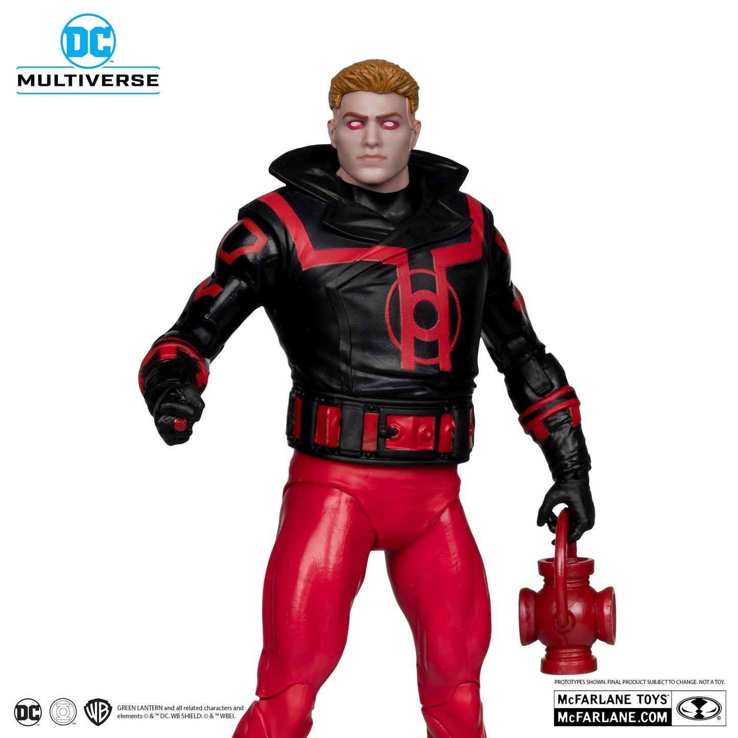 GUY GARDNER RED LANTERN DC MULTIVERSE COLLECTOR EDITION MCFARLANE RED PLATINUM