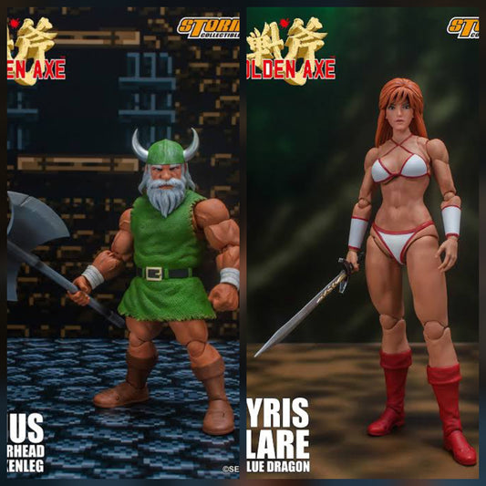 TYRIS FLARE Y GILIUS SET GOLDEN AXE STORM COLLECTIBLES