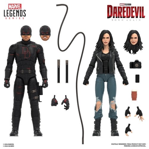 DAREDEVIL Y JESSICA JONES 2PACK DAREDEVIL BORN AGAIN MARVEL LEGENDS